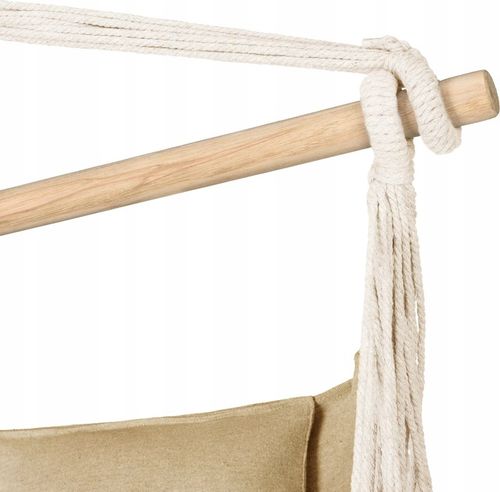 FOTEL WISZĄCY KRZESŁO BRAZYLIJSKIE HUŚTAWKA HAMAK BOHO SOIS XXL OUTTEC na Arena.pl