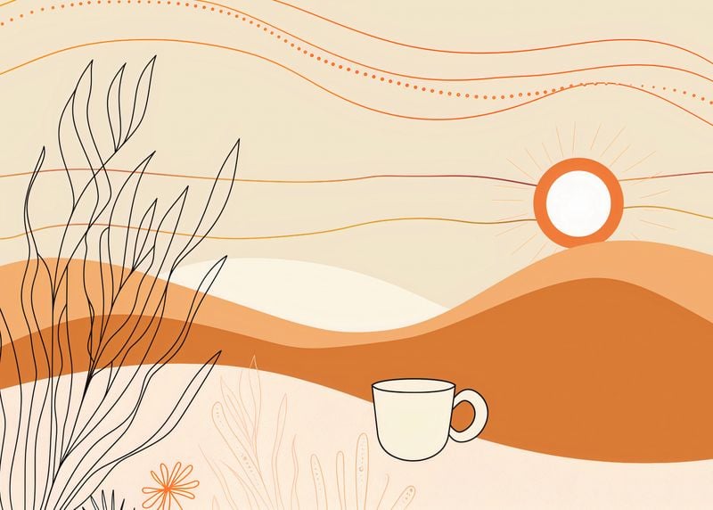 Plakat 70x50cm Ranna Pora zdjęcie 1