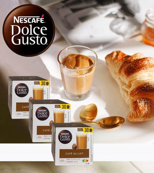 Nescafe Dolce Gusto Cafe au Lait 3 x 30 kapsułek zdjęcie 4