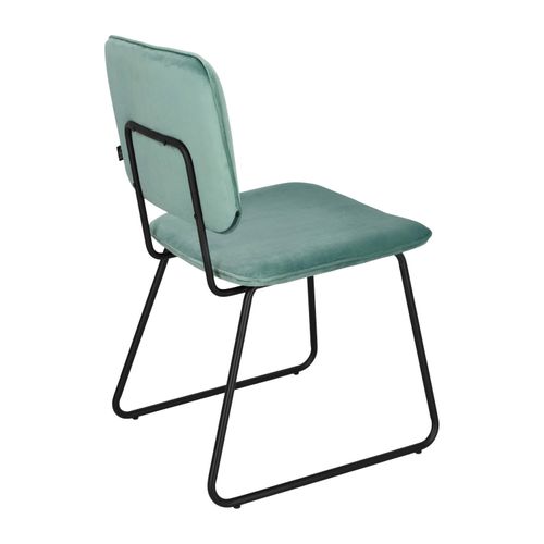 Krzesło Adele VIC szaro-zielone tapicerowane na Arena.pl