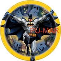 Opłatek na tort Urodziny Batman Bohater Superliga Tekst Gratis 20 cm Gruby