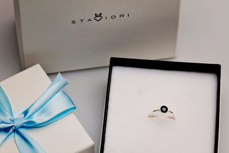 Srebrny pierścionek Staviori zdjęcie 2