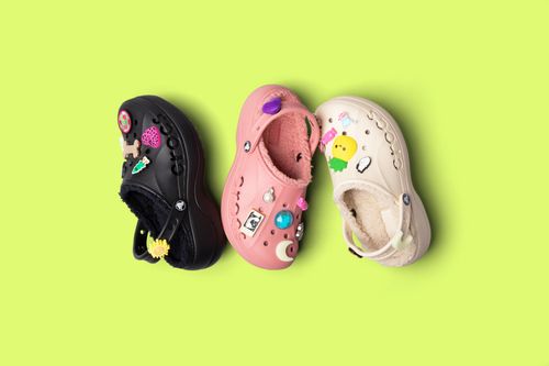 Damskie Ocieplane Chodaki Buty Crocs Baya Platform Lined 210451 Clog 37-38 na Arena.pl