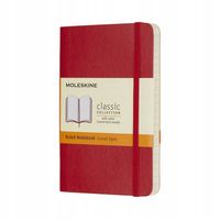 NOTES CLASSIC 9X14 LINIA - CZERWONY MOLESKINE