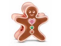 SREBRNA PRZYWIESZKA CHARMS CIASTEK PIERNIK COOKIE