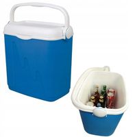 Lodówka Turystyczna 20L na Wkłady Curver Przenośna Praktyczna Niebieska