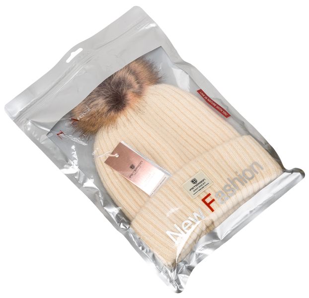 czapka ptn hat-08-7767 beige zdjęcie 6