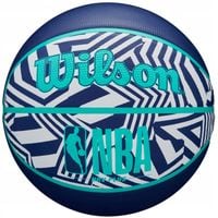 PIŁKA DO KOSZYKÓWKI KOSZA WILSON NBA DRV PLUS DAZZLE CAMO INDIGO R.6