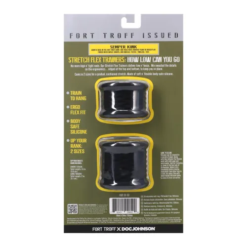 doc johnson zestaw pierścieni silikonowych stretch flex 2 rozmiary na Arena.pl