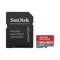 karta pamięci sandisk ultra plus microsdxc 128 gb + adapter