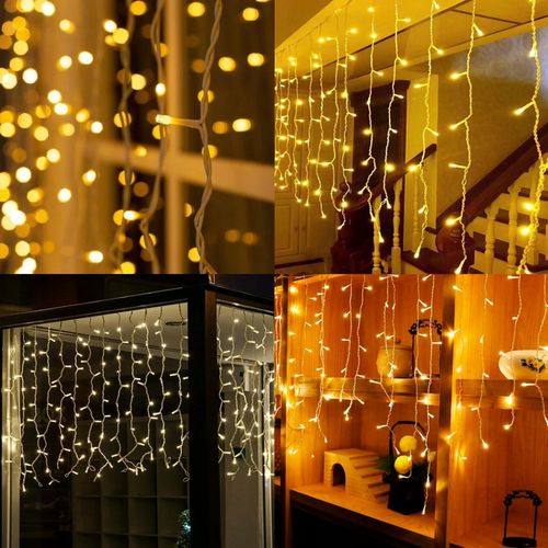 GIRLANDA LED ŚWIĄTECZNA 5M 150 LAMPEK KURTYNA DO DOMU WNĘTRZA NA ZEWNĄTRZ na Arena.pl