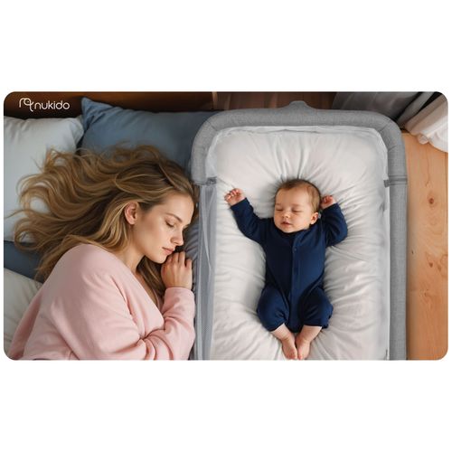 Łóżeczko dziecięce składane turystyczne dostawka Nukido NK-243 na Arena.pl