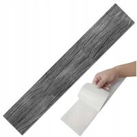 PŁYTKI panele DEKORACYJNE SAMOPRZYLEPNE deska SZARA drewno 10x60cm M25 - 1x