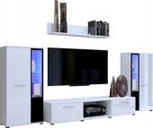 Meblościanka CUBE biały mat meble pokojowe