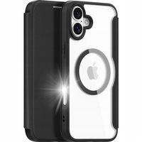 Etui z klapką niktrade do Apple iPhone 16 czarny