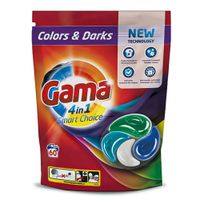 kapsułki do prania gama 4in1 smart color&darks 60szt