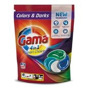kapsułki do prania gama 4in1 smart color&darks 60szt