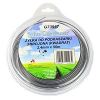 ŻYŁKA TNĄCA DO KOS I PODKASZAREK 2,4 MM 50 MB G73967 KWADRAT ZBROJONA