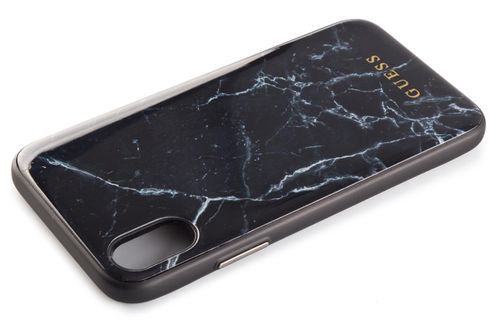 GUESS HARD CASE Apple iPhone X - BLACK MARBLE na Arena.pl