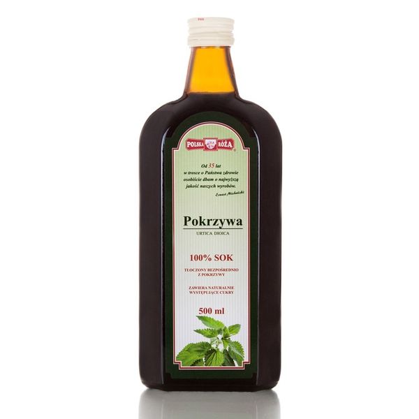 Polska Róża Sok z pokrzywy 500 ml zdjęcie 2
