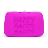 happy rabbit etui storage zip bag large silikonowe fioletowe 25,4cm