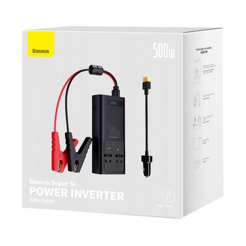 Przetwornica Baseus Inwerter samochodowy 500W 12V na Arena.pl