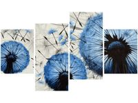 140CM 70 OBRAZ NIEBIESKIE DMUCHAWCE ŚCIENNY