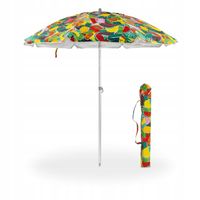 Parasol Plażowy Łamany Składany Regulowany na Balkon Tadar Tropical 200 cm