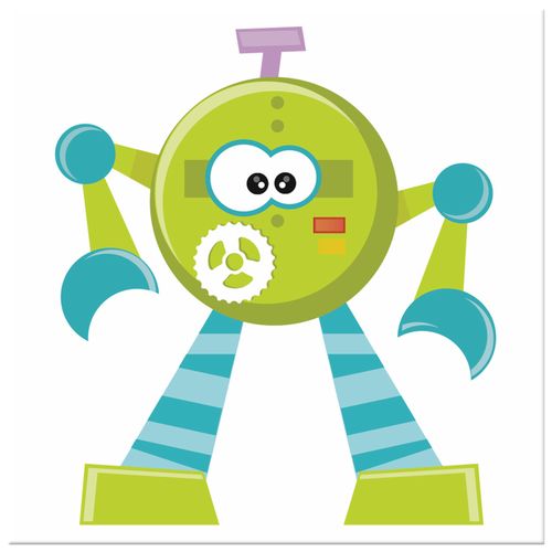 Fotoobraz 30X30 Kulisty Robot na Arena.pl