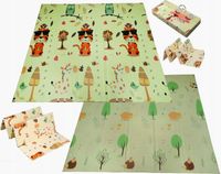 MATA PIANKOWA MIĘKKA DWUSTRONNA EDUKACYJNA XPE 180x200 DLA DZIECI PODKŁAD