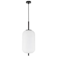 Wisząca lampa nowoczesna Marc LE42719 nad stół do jadalni szklana czarna