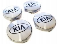 Dekielki do felg KIA 60mm. Srebrne.