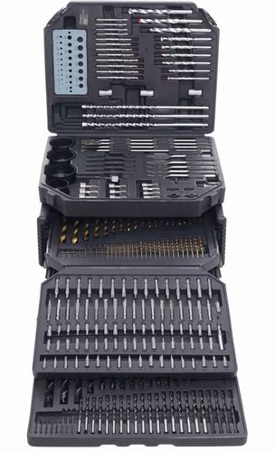 Komplet otwornic, dłut, bitów - 300el. KD998 na Arena.pl