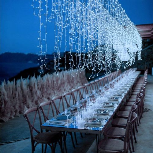 LAMPKI CHOINKOWE ŚWIĄTECZNE SOPLE Z EFEKTEM FLASH ZEWNĘTRZNE 8M 300 LED na Arena.pl