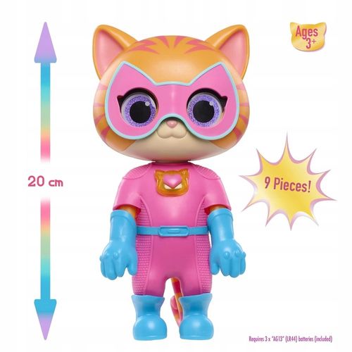 DISNEY JUNIOR SUPERKOTY SUPER KITTIES INTERAKTYWNA FIGURKA GINNY GOSIA 20CM na Arena.pl