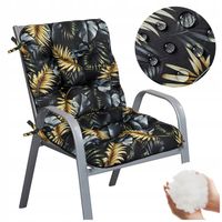 PODUSZKA NA KRZESŁO OGRODOWE 100x50 CM WIĄZANA WODOODPORNA OGRODOWA POLSKA