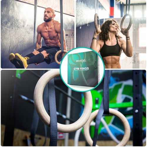 KÓŁKA GIMNASTYCZNE DREWNIANE KOŁA OBRĘCZE DO ĆWICZEŃ Z MIARKĄ I na Arena.pl