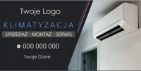 BANER REKLAMOWY projekt 130x80 cm KLIMATYZACJA