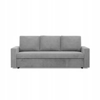 KANAPA NEO JASNA SZARA POSO Rozkładana Wygodna Podłokietnik Prosty BONELL