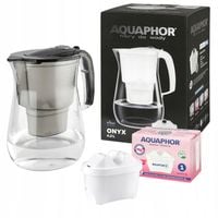 Dzbanek filtrujący Aquaphor Onyx 4,2 czarny z filtrem B25 Mg+