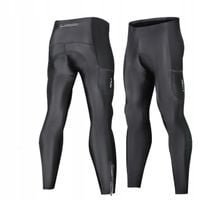Legginsy Męskie Na Rower Wkładka Żelowa Wiosna Termiczne Dopasowane PRO 3XL