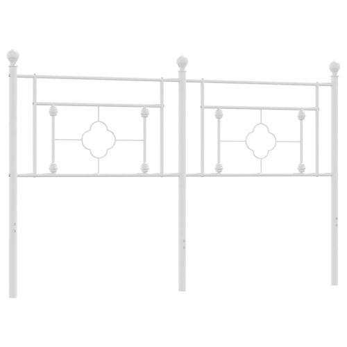 Metalowe wezgłowie, białe, 160 cm na Arena.pl