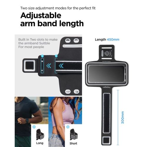 SPIGEN A703 DYNAMIC SHIELD ARMBAND BLACK na Arena.pl