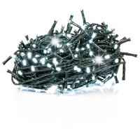 Lampki ozdobne łańcuch wewnętrzne zewnętrzne IP44 50m+5m 500 lampek LED 55m