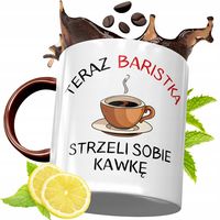 Kubek Bordowy Dla Baristy Na Urodziny Prezent Z Nadrukiem Ze Zdjęciem