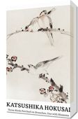 Obraz 30x50cm Design Three Birds, Hokusai Vintage do Salonu