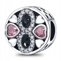 Zawieszka SREBRO 925 Charms Koralik Znak Nieskończoności