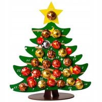 Kalendarz Adwentowy Choinka na słodycze dla dzieci drewniany