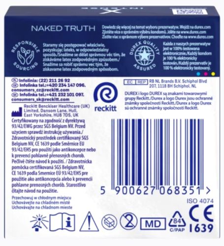 Stymulujące prezerwatywy Durex intense 3 szt na Arena.pl