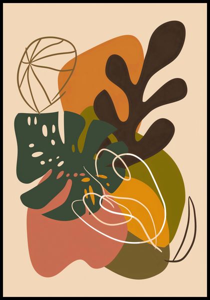 Plakat 68x98cm Leśna Kompozycja zdjęcie 2